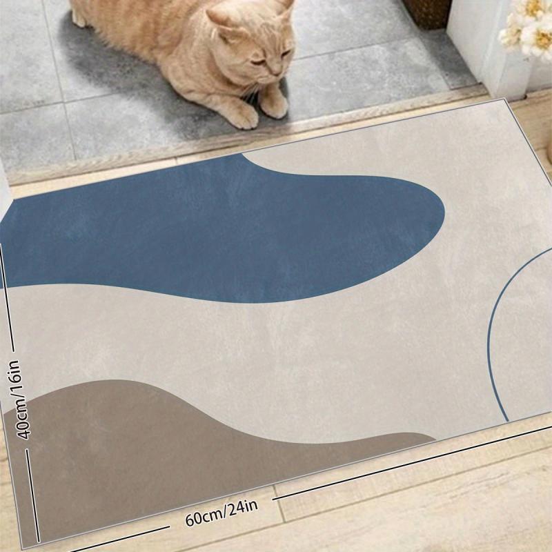 Modern Abstract 2X6ft Area Rug Low Pile for Living Room Bedroom Hallway Entryway