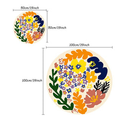 Thickened Shaggy Living Room Carpet Floral Cartoon Children Bedroom Fluffy Rug