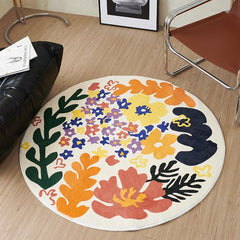 Thickened Shaggy Living Room Carpet Floral Cartoon Children Bedroom Fluffy Rug