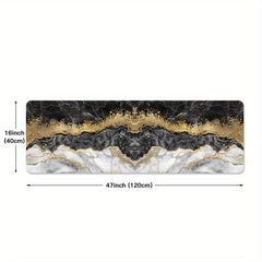 Marble Printed Anti Fatigue Kitchen Mat