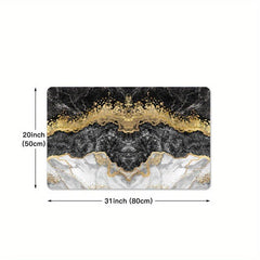 Marble Printed Anti Fatigue Kitchen Mat