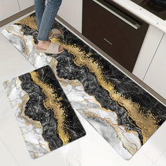 Marble Printed Anti Fatigue Kitchen Mat