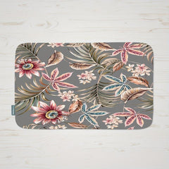 Floral Welcome Door Mat Non-Slip Indoor/Outdoor Entrance Mat