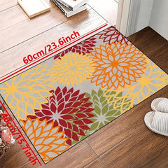 Flower Non-slip Resistant Rug for Living Room Bedroom Nursery Outdoor Decor