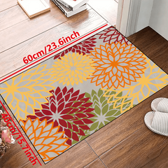 Flower Non-slip Resistant Rug for Living Room Bedroom Nursery Outdoor Decor