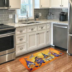 Happy Halloween Gnome Kitchen Carpet Mat
