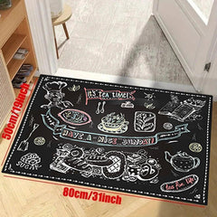Vintage Soft Kitchen Rug Anti Fatigue Indoor Front Door Mats Runner Rug