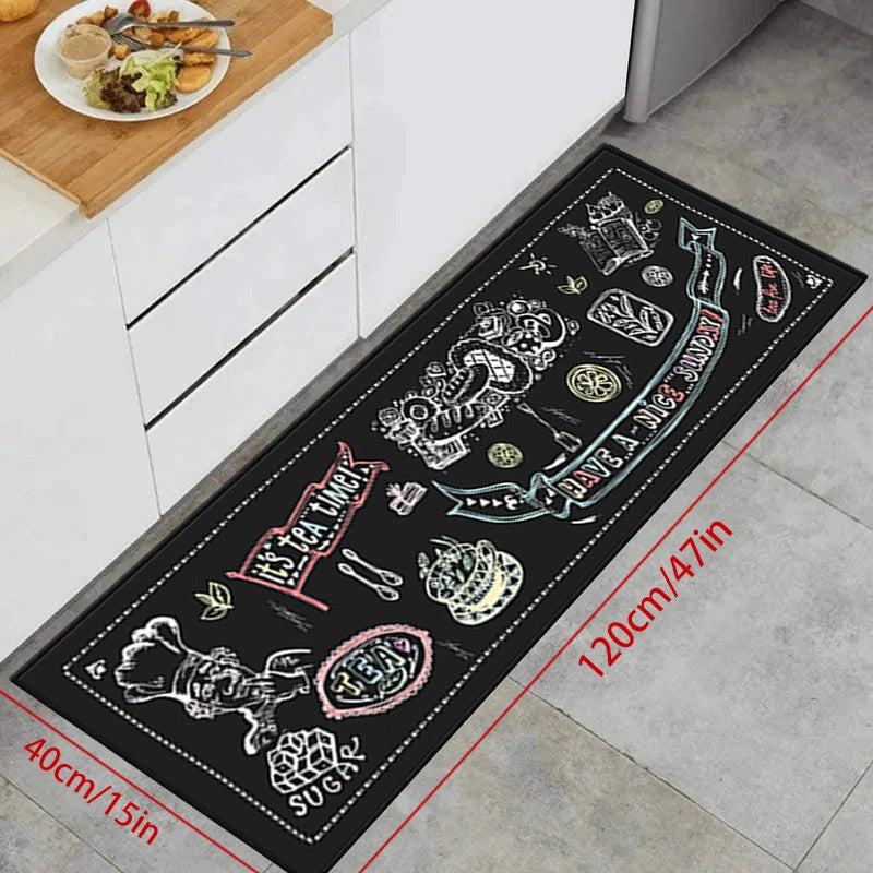 Vintage Soft Kitchen Rug Anti Fatigue Indoor Front Door Mats Runner Rug