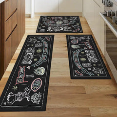 Vintage Soft Kitchen Rug Anti Fatigue Indoor Front Door Mats Runner Rug