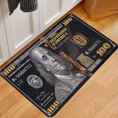 Thickened Money Rugs Soft Cozy 100 Dollor Bill Area Rug