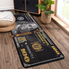 Thickened Money Rugs Soft Cozy 100 Dollor Bill Area Rug