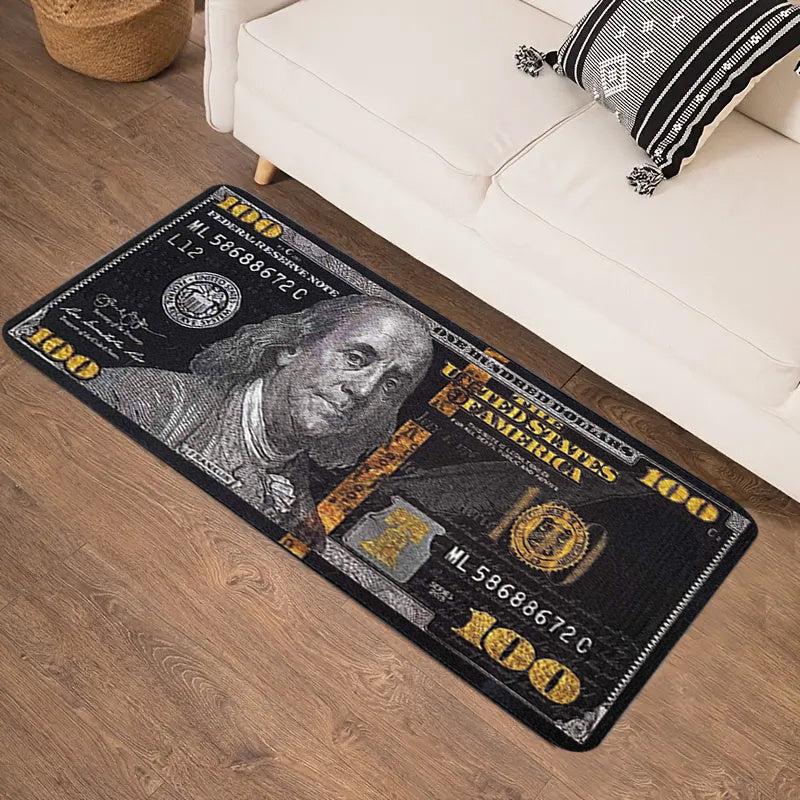 Thickened Money Rugs Soft Cozy 100 Dollor Bill Area Rug