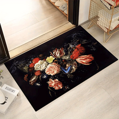 Flower Pattern Non Slip Area Rug Indoor Carpet Doorway Mat