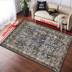 Vintage Boho Style Stain Resistant Washable Area Rug