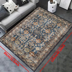 Vintage Boho Style Stain Resistant Washable Area Rug