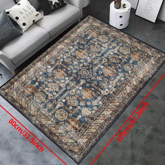 Vintage Boho Style Stain Resistant Washable Area Rug
