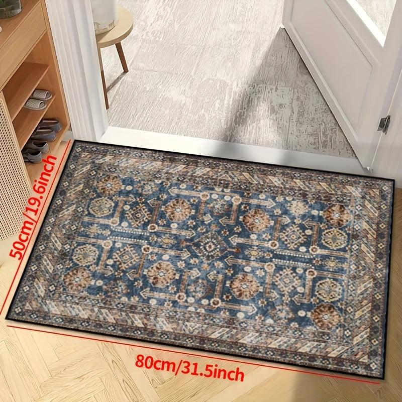 Vintage Boho Style Stain Resistant Washable Area Rug
