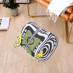 Thick Fluffy Faux Cashmere Area Rug - Soft Living Room Bedroom Throw Rug