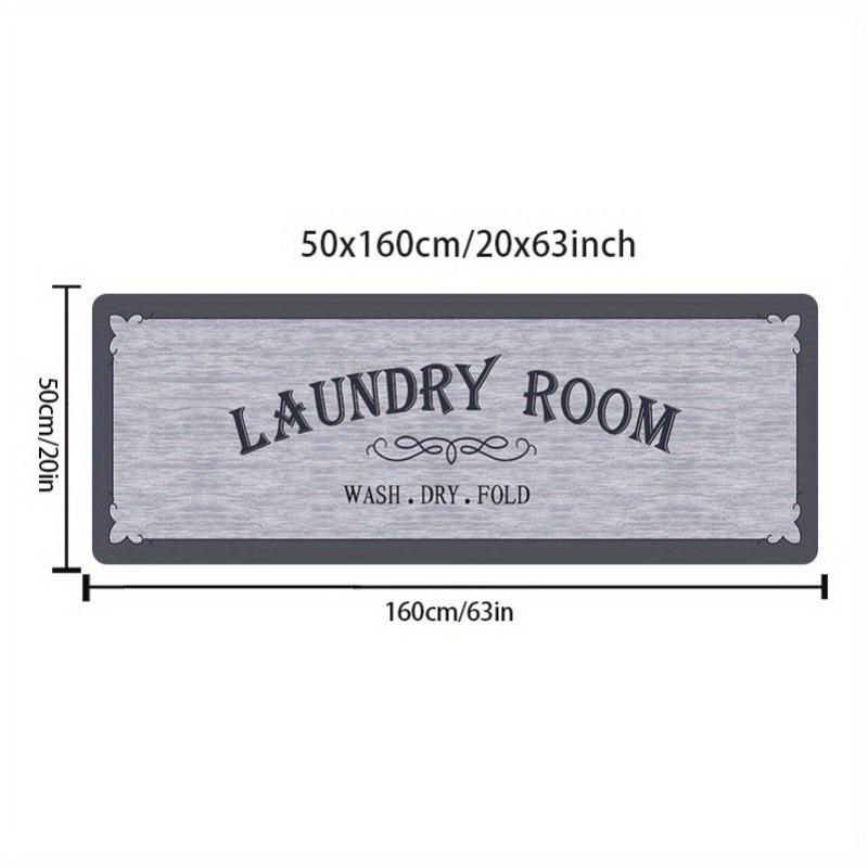 Non Slip Washable Laundry Room Mat Entrance Door Mat Self Laundry Bath Mat