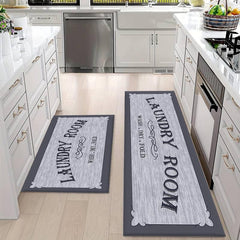 Non Slip Washable Laundry Room Mat Entrance Door Mat Self Laundry Bath Mat