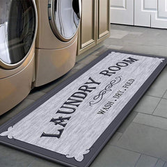 Non Slip Washable Laundry Room Mat Entrance Door Mat Self Laundry Bath Mat