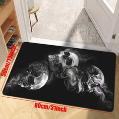 Gothic Halloween Skull Printed Rug for Living Room