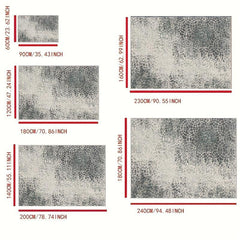 Crystal Velvet Abstract Pattern Rug Easy to Wash Soft Living Room Carpet