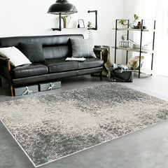 Crystal Velvet Abstract Pattern Rug Easy to Wash Soft Living Room Carpet