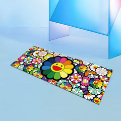 Sunflower Kitchen Runner Rug Anti Fatigue Vintage Non Slip Cushioned Rugs