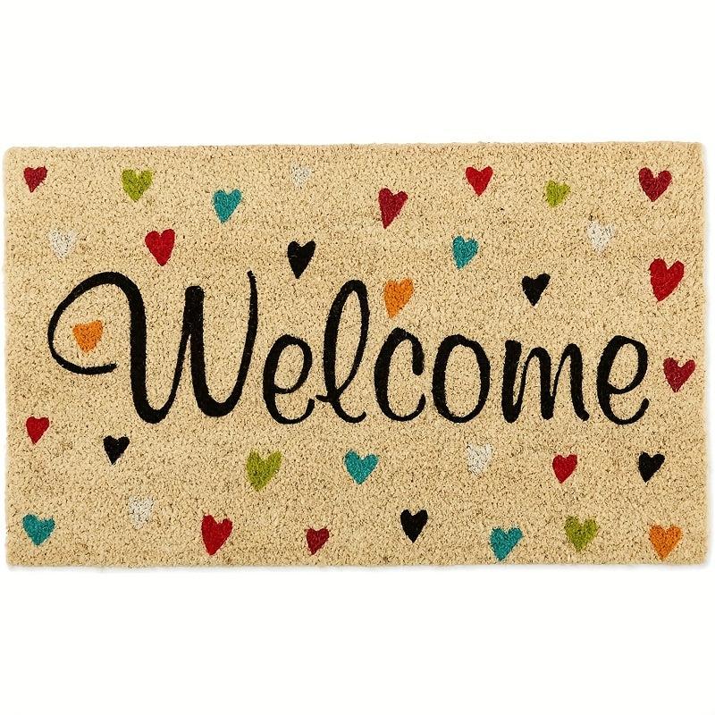 Love Heart Shaped Entrance Mat - Non Slip Kitchen Rug