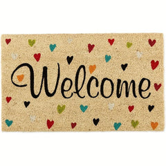 Love Heart Shaped Entrance Mat - Non Slip Kitchen Rug