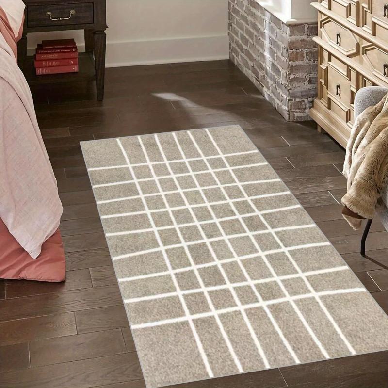 Waterproof Reversible Outdoor Rug Mat Vintage Boho Style Machine Washable