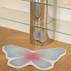 Butterfly Gradient Plush Carpet Thickened Kitchen Rug Non-slip Art Decor 50