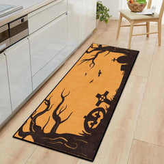 Halloween Anti-dirty Entry Door Mat Soft Absorbent Non-slip Floor Mat