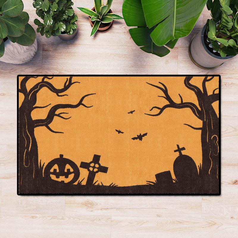 Halloween Anti-dirty Entry Door Mat Soft Absorbent Non-slip Floor Mat