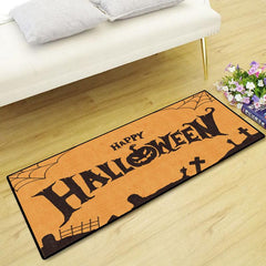 Halloween Anti-dirty Entry Door Mat Soft Absorbent Non-slip Floor Mat