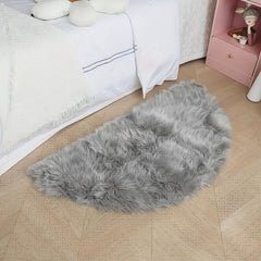 Fur Bedroom Rug Non-slip Floor Mat Pet Mat 11.81x23.62in