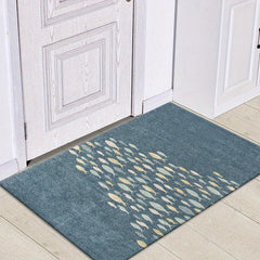 Thickened Welcome Door Mat Traditional Birds Non Slip Fluffy Throw Floor Mat