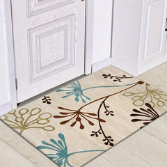 Thickened Welcome Door Mat Traditional Birds Non Slip Fluffy Throw Floor Mat