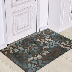 Thickened Welcome Door Mat Traditional Birds Non Slip Fluffy Throw Floor Mat