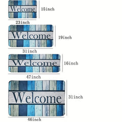 Non Slip Welcome Home Entrance Door Mat Bathroom Living Room Kitchen Floor Rug