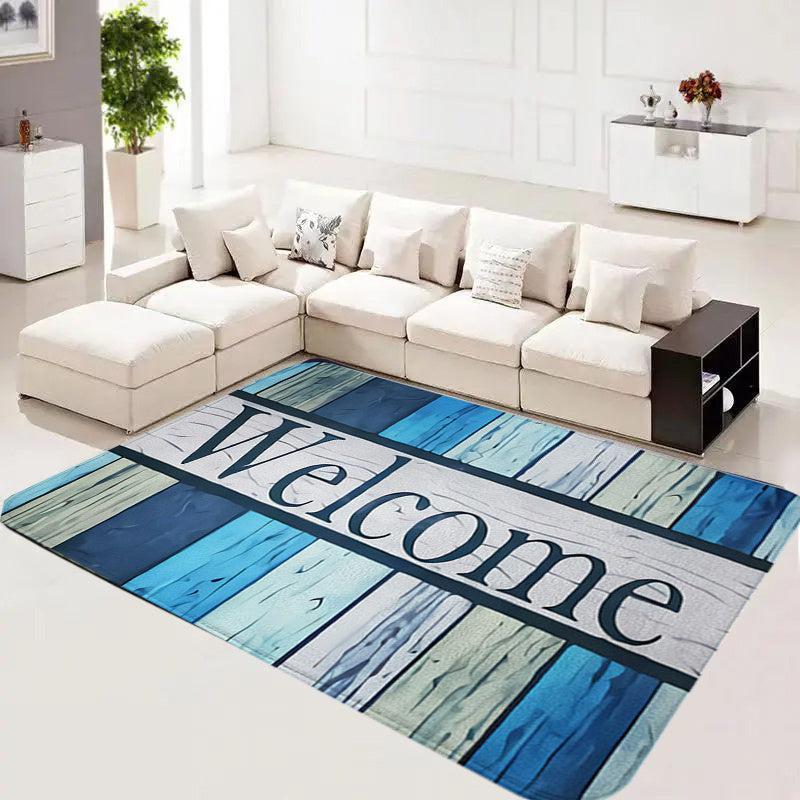 Non Slip Welcome Home Entrance Door Mat Bathroom Living Room Kitchen Floor Rug