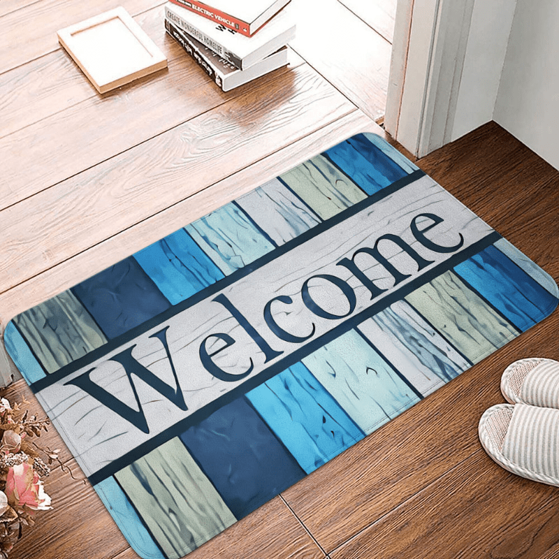 Non Slip Welcome Home Entrance Door Mat Bathroom Living Room Kitchen Floor Rug