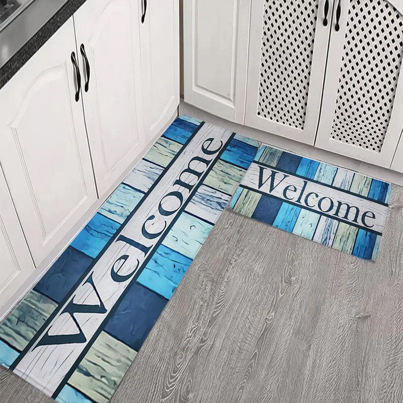 Non Slip Welcome Home Entrance Door Mat Bathroom Living Room Kitchen Floor Rug