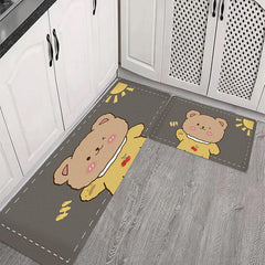 Soft Thickened Area Rug Cushioned Anti Fatigue Kitchen Rug