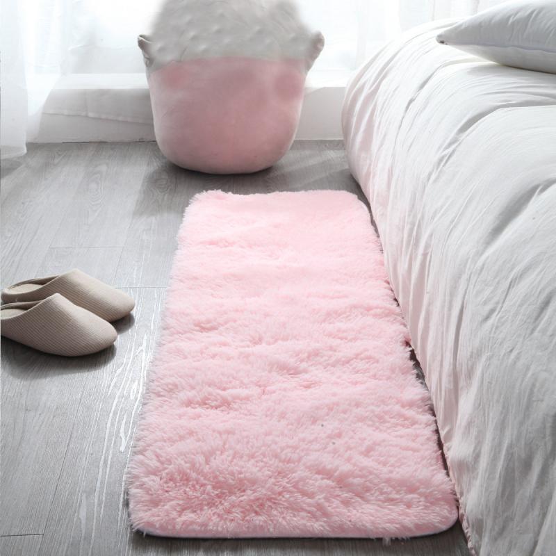 Soft Furry Rug 15.7x47in Modern Interior Decor