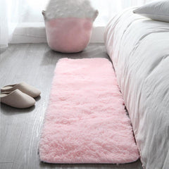 Soft Furry Rug 15.7x47in Modern Interior Decor
