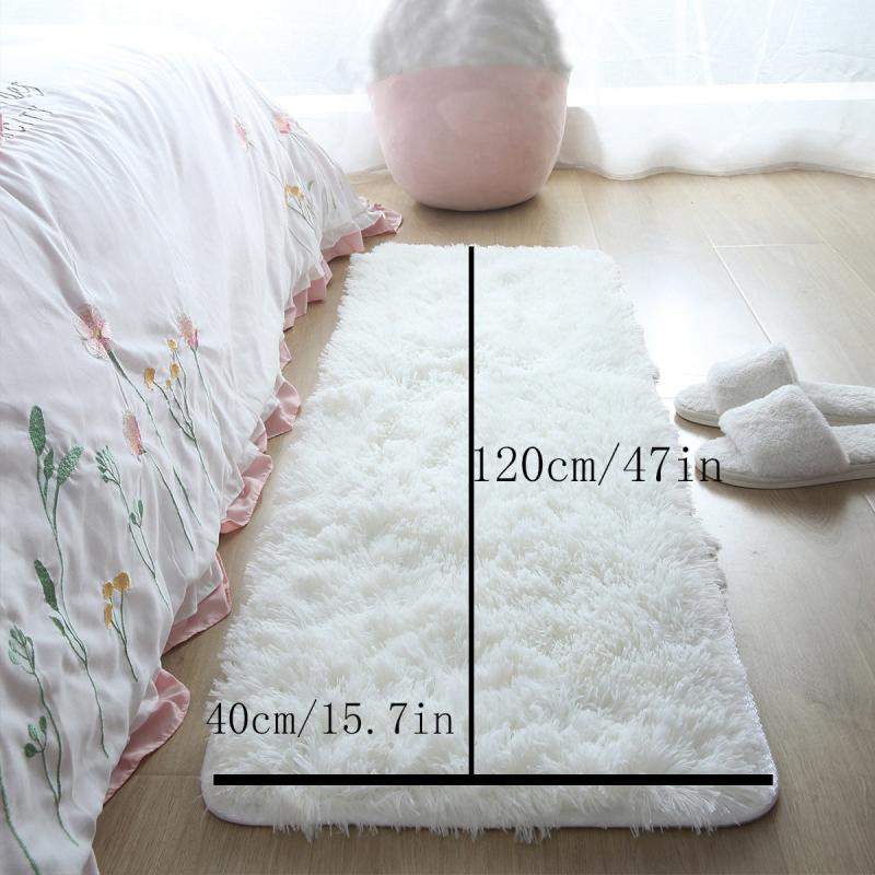 Soft Furry Rug 15.7x47in Modern Interior Decor
