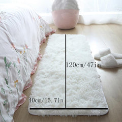 Soft Furry Rug 15.7x47in Modern Interior Decor