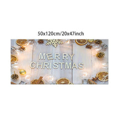 MERRY CHRISTMAS Lemon Lamp Kitchen Rug Waterproof Runner Rug 40x60,9